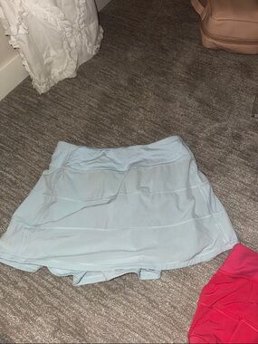 lululemon athletica Light Blue Athletic Skort